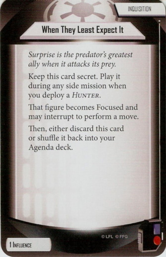 The Grand Inquisitor card: /images/agendaDecks/Villain Packs/When They Least Expect It.jpg